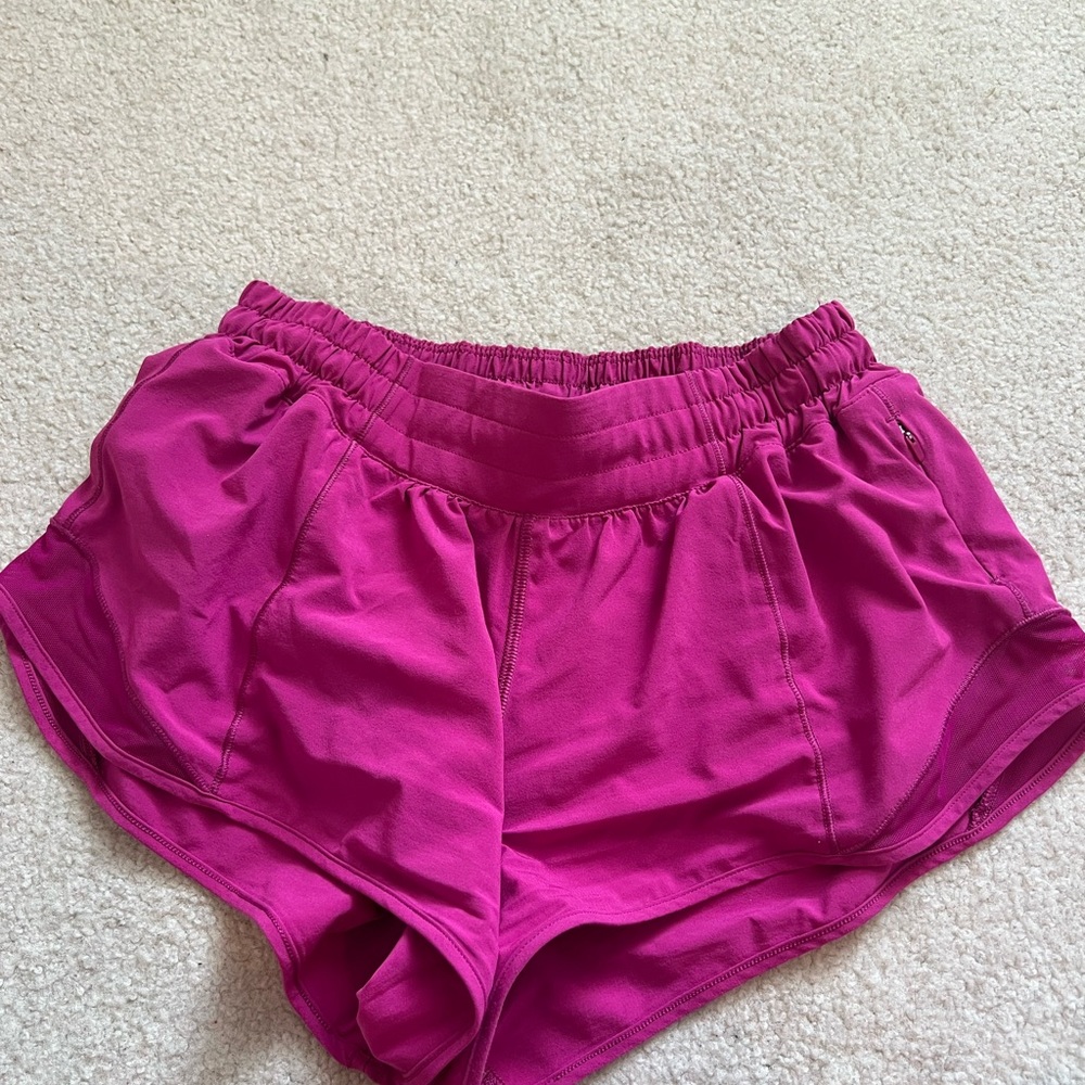 2.5 pink lulu shorts